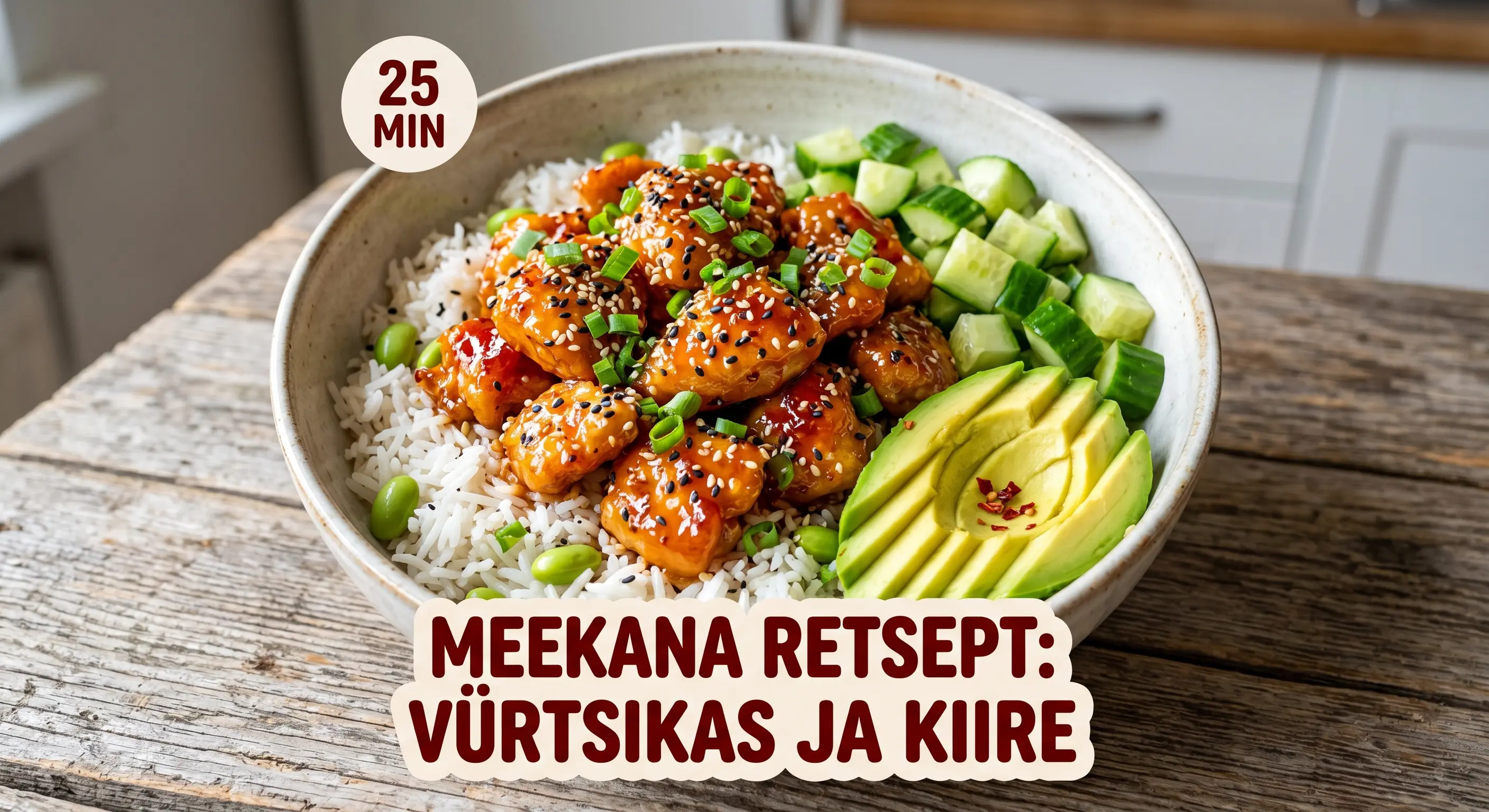 Vürtsikas Meekana Riisiga: Kiire ja Maitsekas Meekana Retsept