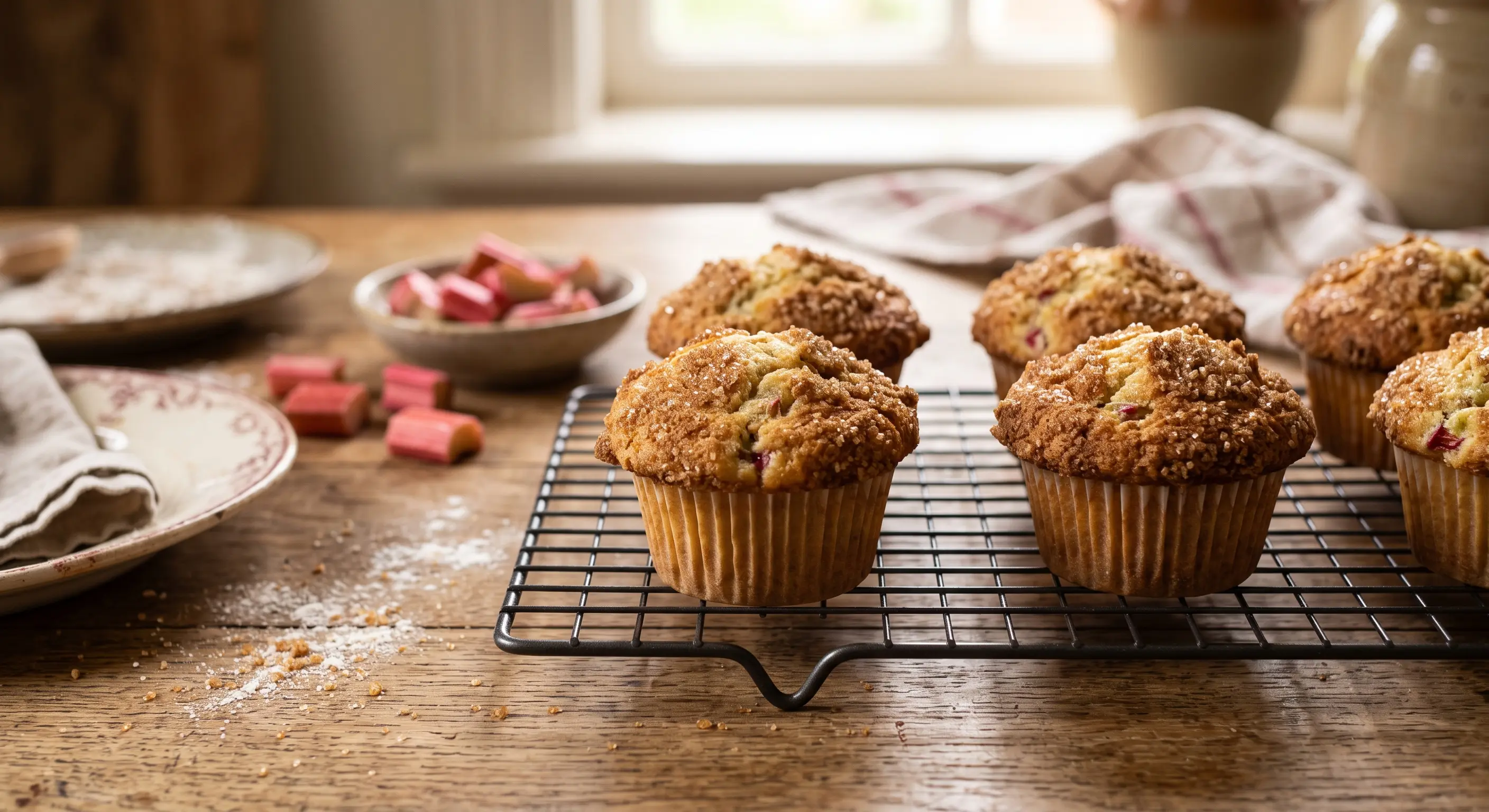 Rabarberi muffinid